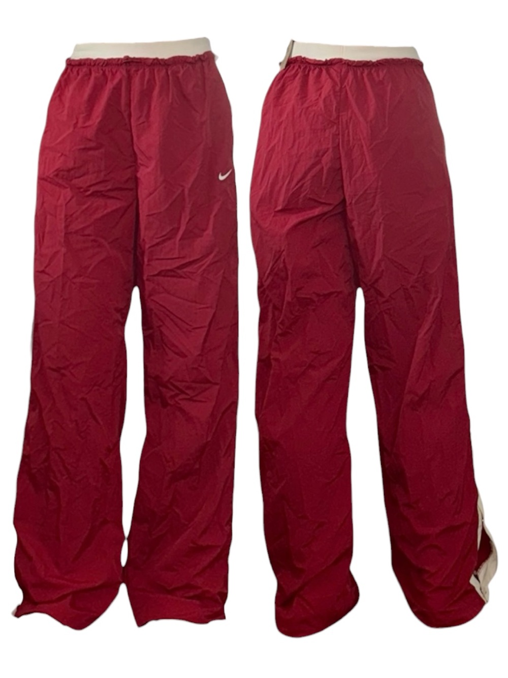 Nike Men's Wine Red Loose-Fit Jogger Pants